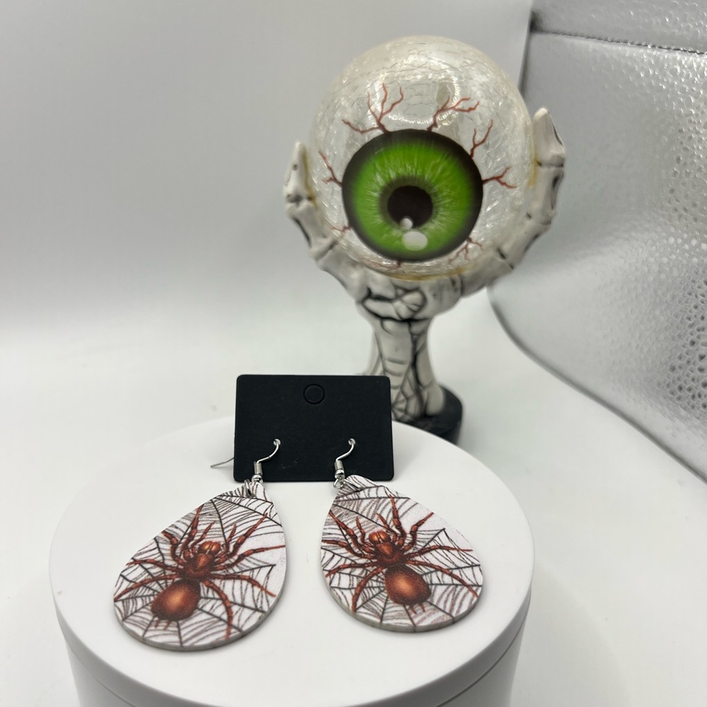 Retro Goth Style Foam Halloween Earrings NEW